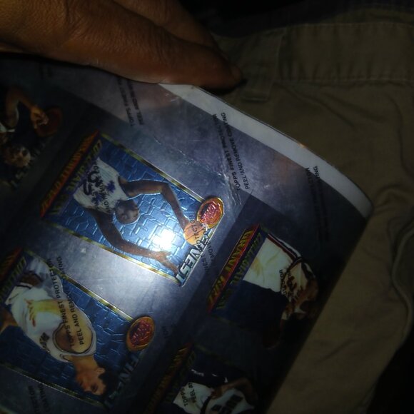 1993-94 1995 topps finest refractor? basketball uncut sheet (2) shaqs - Picture 6 of 10